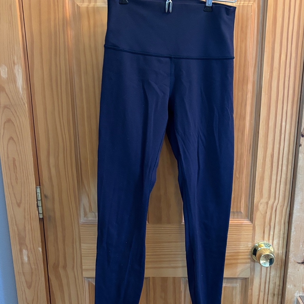 Lululemon Navy Blue High-Waisted Leggings